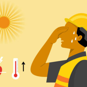 El golpe de calor es accidente laboral